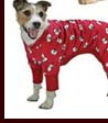 Dog Pajamas red